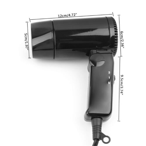 Portable 12V Vehicle Car Hair Dryer Hot Cold Folding Blower Window Defroster - Görsel 9