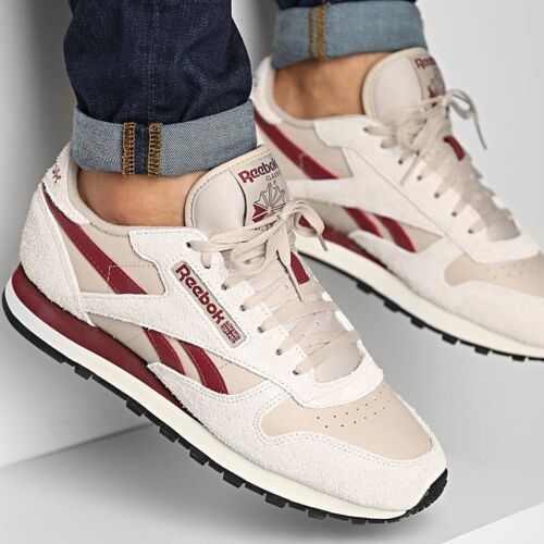 Reebok Classic Leather Men’s Athletic Sneaker Training Shoe Wheat Trainer #525