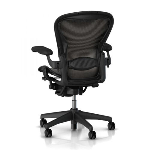 New Headrest for Herman Miller remastered Aeron office Chair Graphite/Black