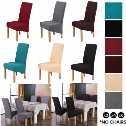 XL Size High Back Chair Cover Polar Fleece Seat Cover for Dinning Hotel Banquet