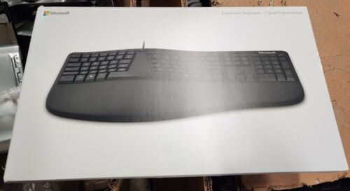 Microsoft - Ergonomic Full-size Wired Mechanical Keyboard - Black