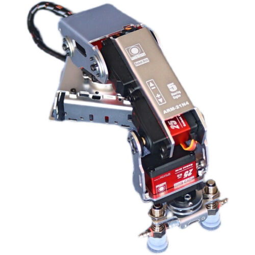 ARM-21N4 5-DOF Robot Arm Kit Mechanical Arm Industrial Robotic Arm DIY Unassembl - Görsel 4