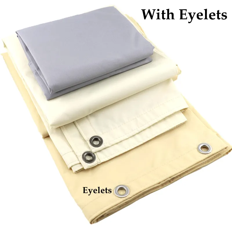 2 tip açık Auti UV yağmur geçirmez Polyester güneş gölge yelken su geçirmez Gazebo gölgelik tenteleri balkon perde çit güneşlik Net - Görsel 5