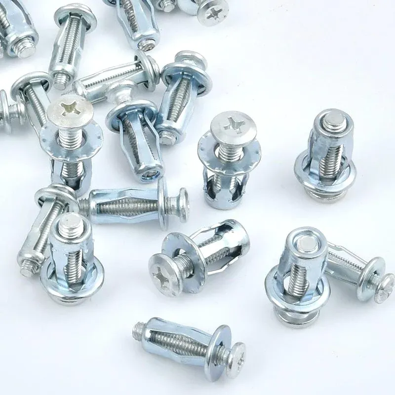 20 adet M4x20mm genişleme vida Petal fındık Jack fındık araba Metal vida için içi boş duvar demir cilt Petal somun genişleme fener