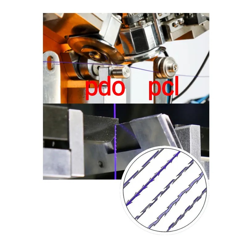 20 adet fabrika doğrudan hakiki Pdo konuları kaldırma PCL 4D COG konu 18G 400MM V şekli