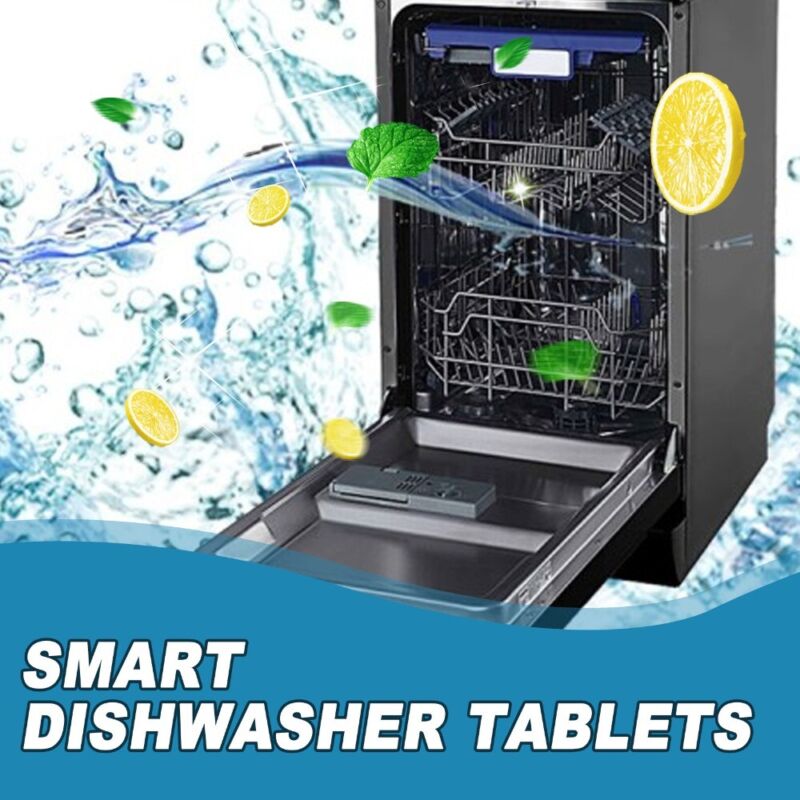Cleaning Detergent Tablets Strong Oil Stain Removal Dishwasher Cleaner