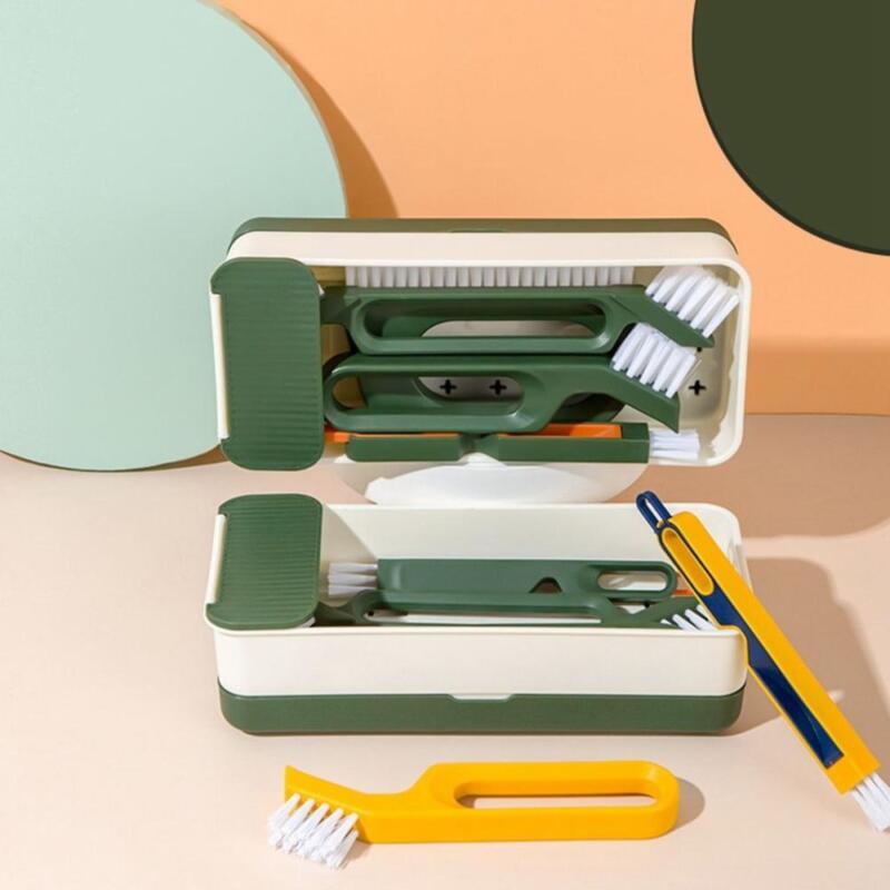 PP Material Cleaning Gadgets Cleaning Brushes Kitchen Clean Tool Gap Brush Set - Görsel 1