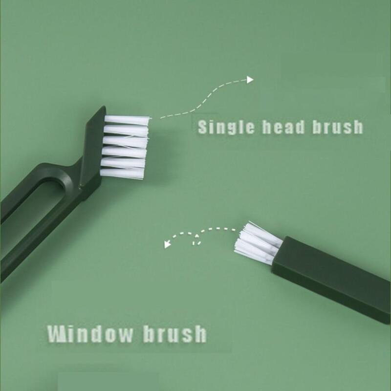 PP Material Cleaning Gadgets Cleaning Brushes Kitchen Clean Tool Gap Brush Set - Görsel 3