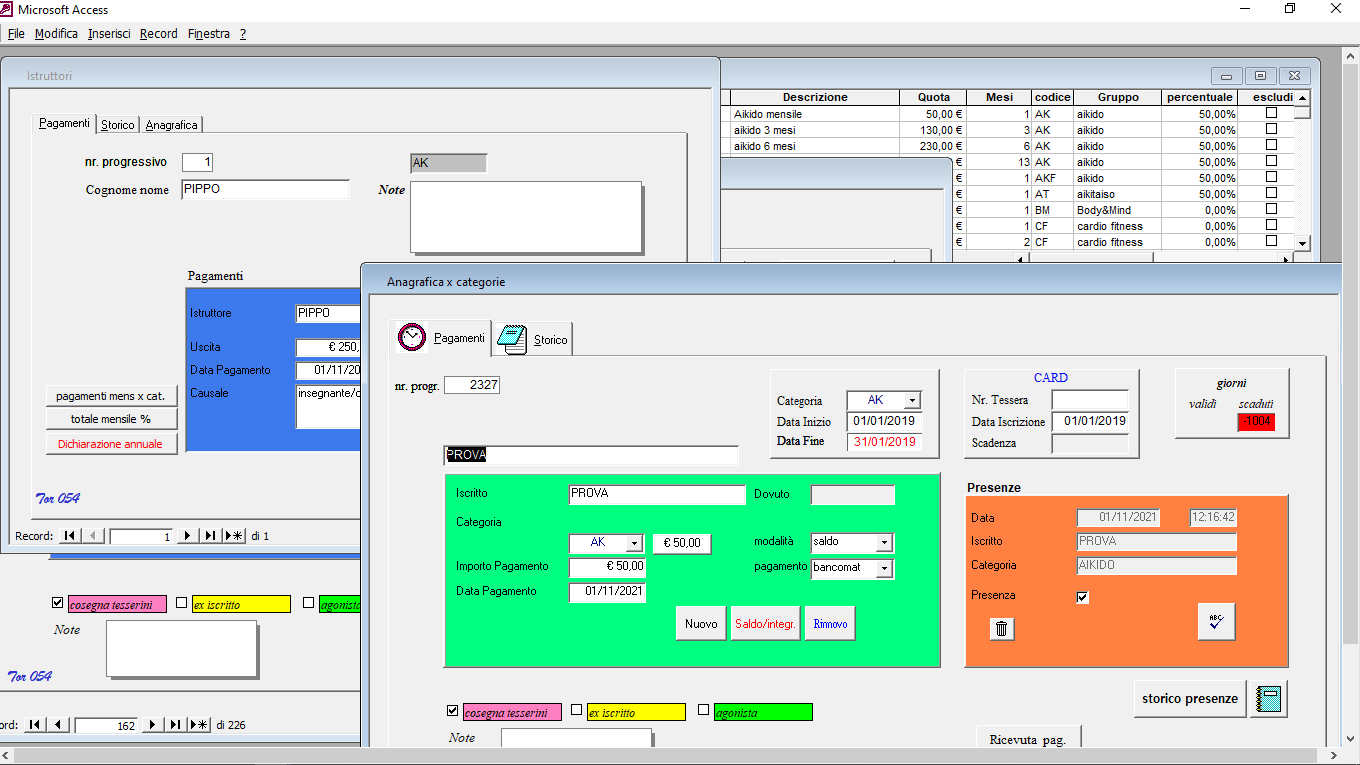 Software C15 Palestre.