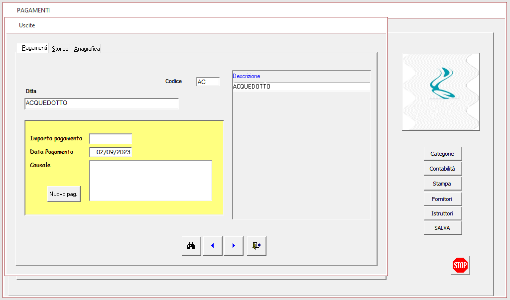 Software palestre settore Arti M Controllo accessi palestre 1.2