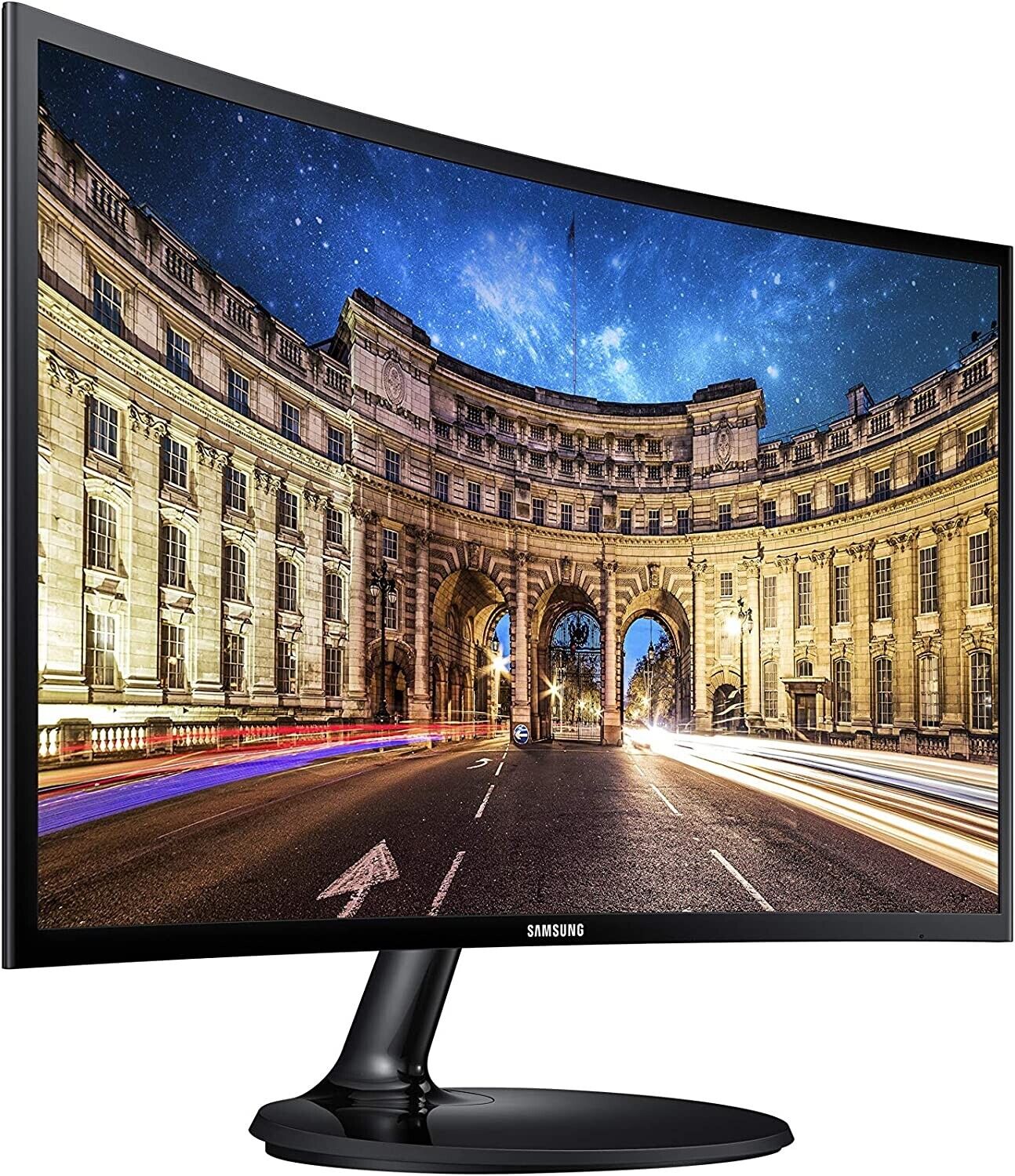 Samsung Curved LED Monitor C24F390FHN CF390 Series 24 inch - LC24F390FHNXZA