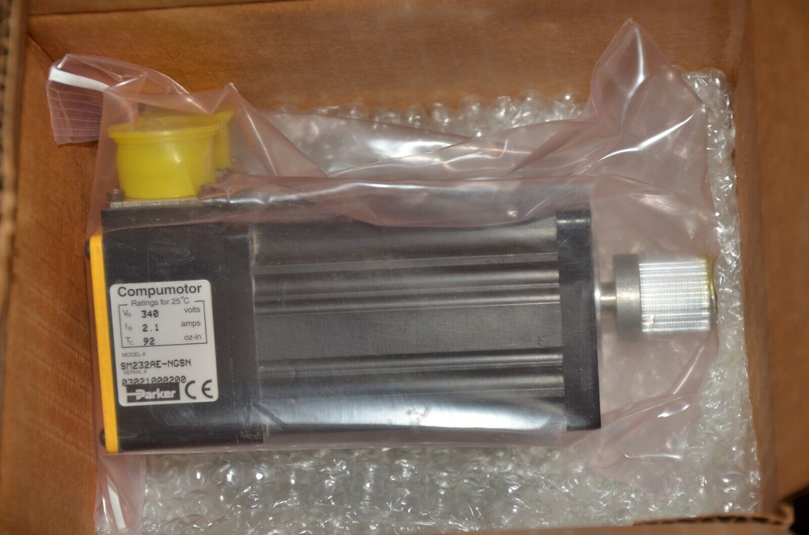 NEW NOS Parker SM232AE-NGSN Servo Motor