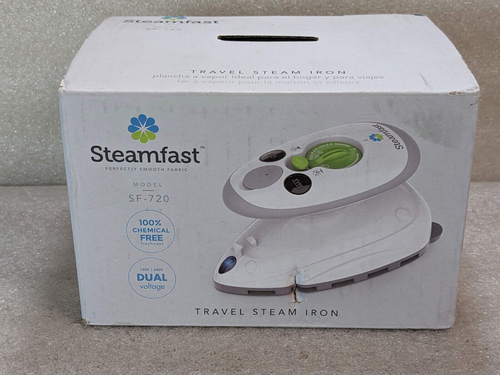 🔥NEW🔥Steamfast SF-720 Mini Travel Steam Iron with Dual Voltage, Travel Bag (T) - Görsel 2