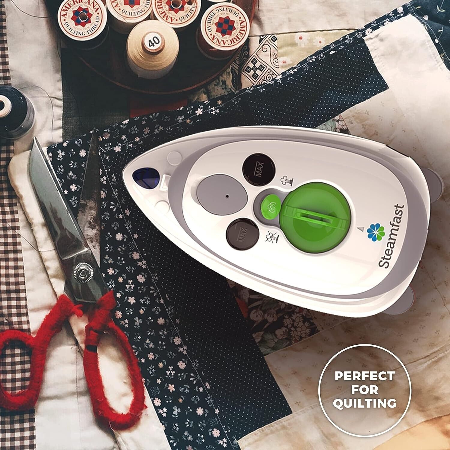 🔥NEW🔥Steamfast SF-720 Mini Travel Steam Iron with Dual Voltage, Travel Bag (T) - Görsel 7