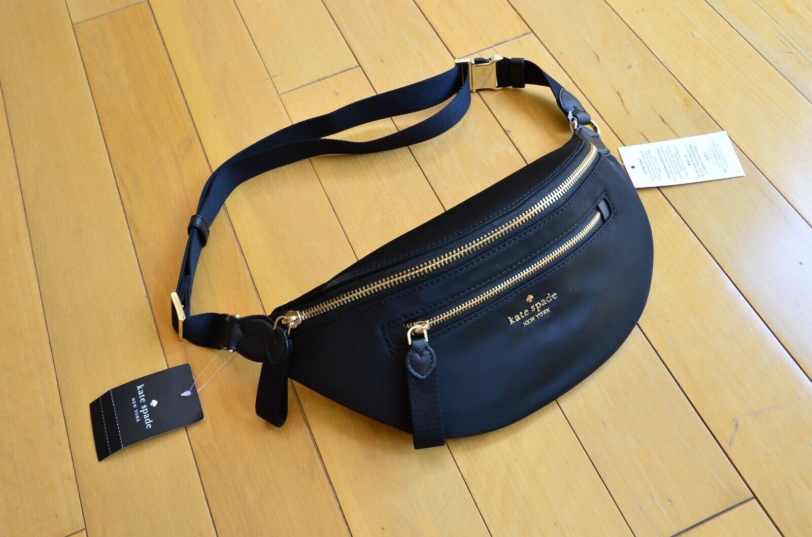 KATE SPADE CHELSEA BELT BAG WAIST FANNY PACK BLACK