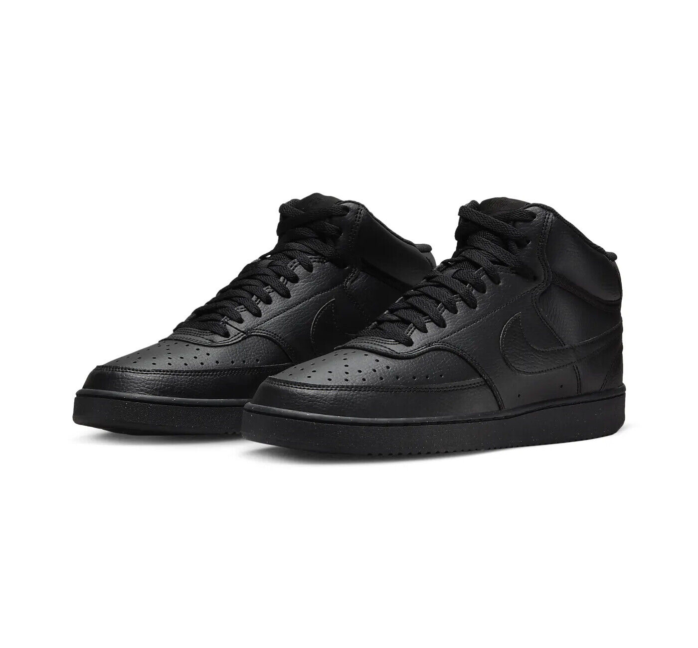 Nike Mens Court Vision Mid Black/Black NN Basketball Shoes, DN3577-003
