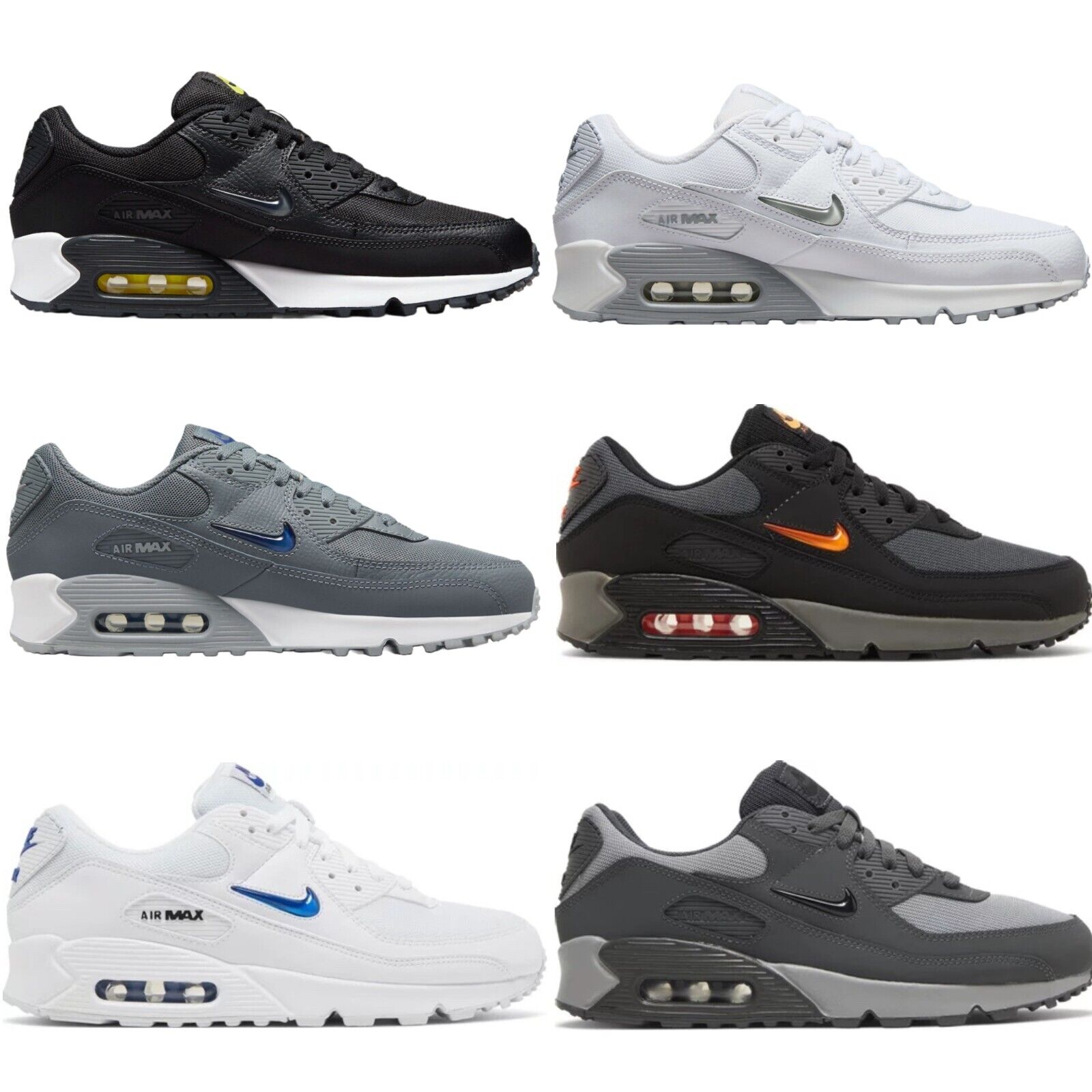 NEW Nike AIR MAX 90 JEWEL SWOOSH Men's Casual Shoes US Sizes 7-14 NEW IN BOX