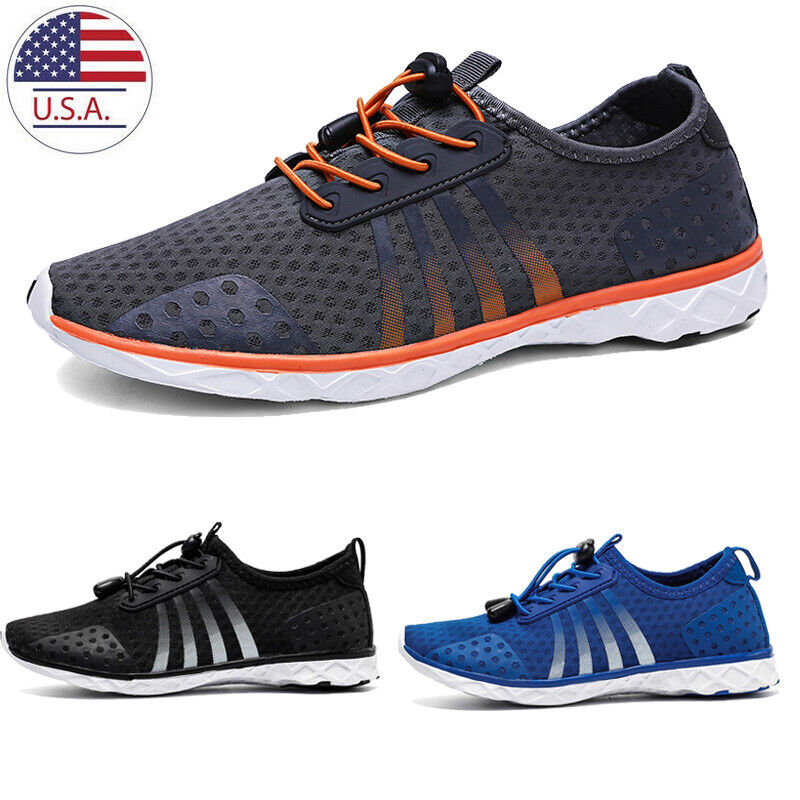 Mens Water Shoes Quick Dry Barefoot Swim Diving Surf Aqua Sport Beach Walking