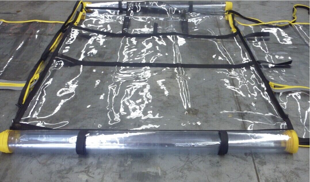 Heavy Duty Universal Forklift Cab Enclosure Windshield Rain Cover Waterproof - Görsel 3