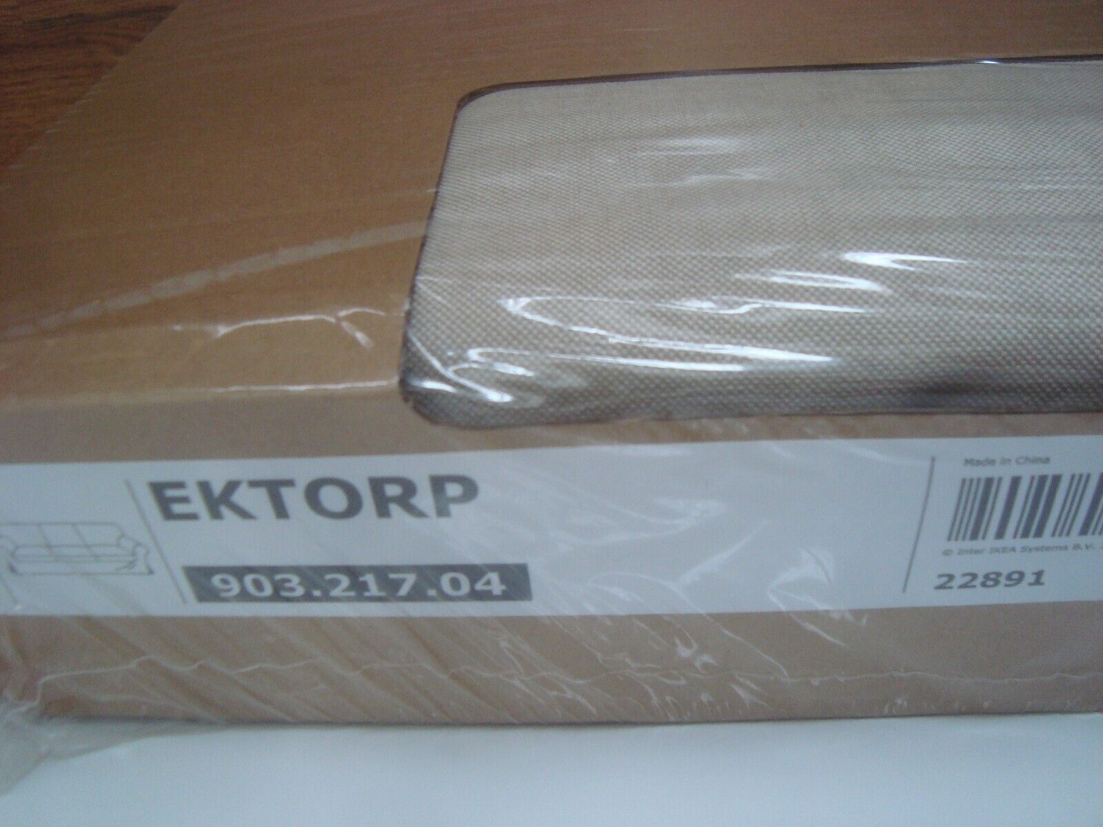 IKEA COVER for EKTORP 3-seat Sofa Lofallet BEIGE Slipcover Ektorp Couch Cover