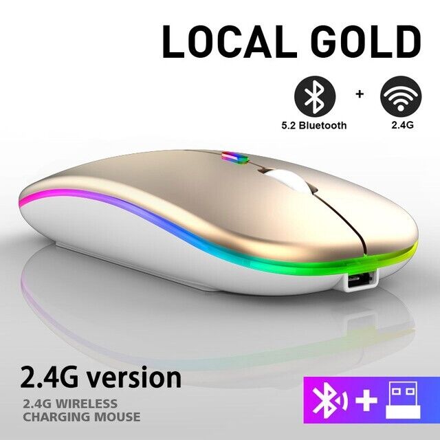 Portable  Wireless Mouse,  2.4GHz Silent with USB Receiver, Optical USB Mouse