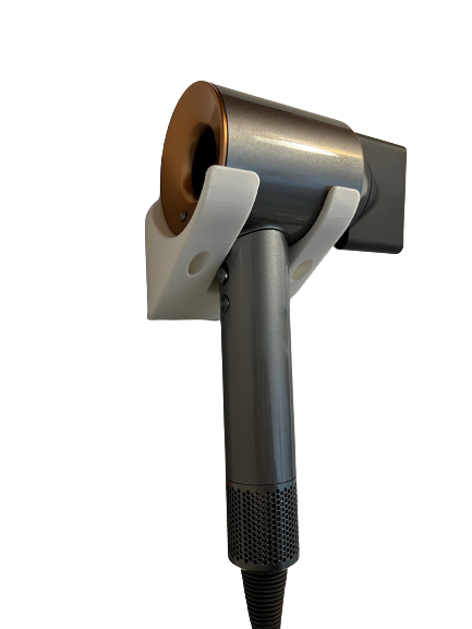 Supporto da Parete per Dyson Supersonic Asciuga Capelli Bianco - Görsel 3