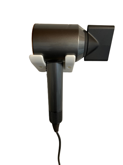 Supporto da Parete per Dyson Supersonic Asciuga Capelli Bianco - Görsel 6