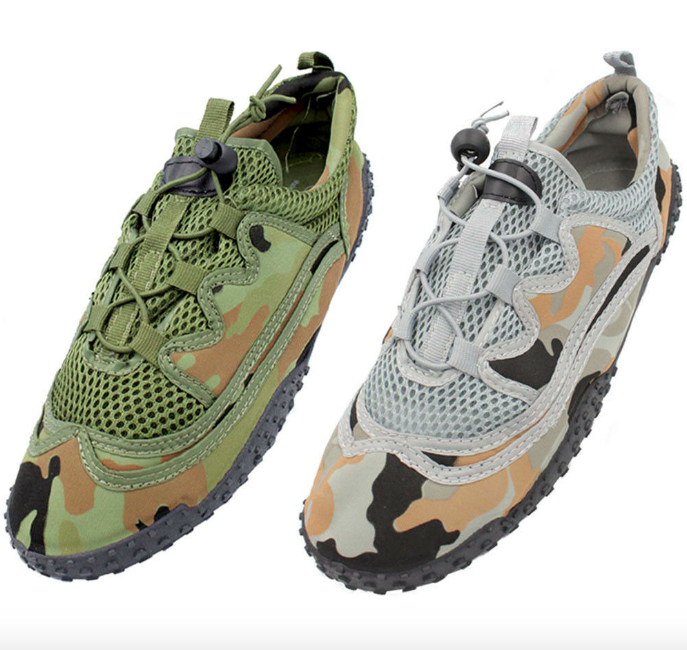 Men Water Shoes Quick Dry Sports Camo Army Aqua Socks Beach Swim Surf Pool