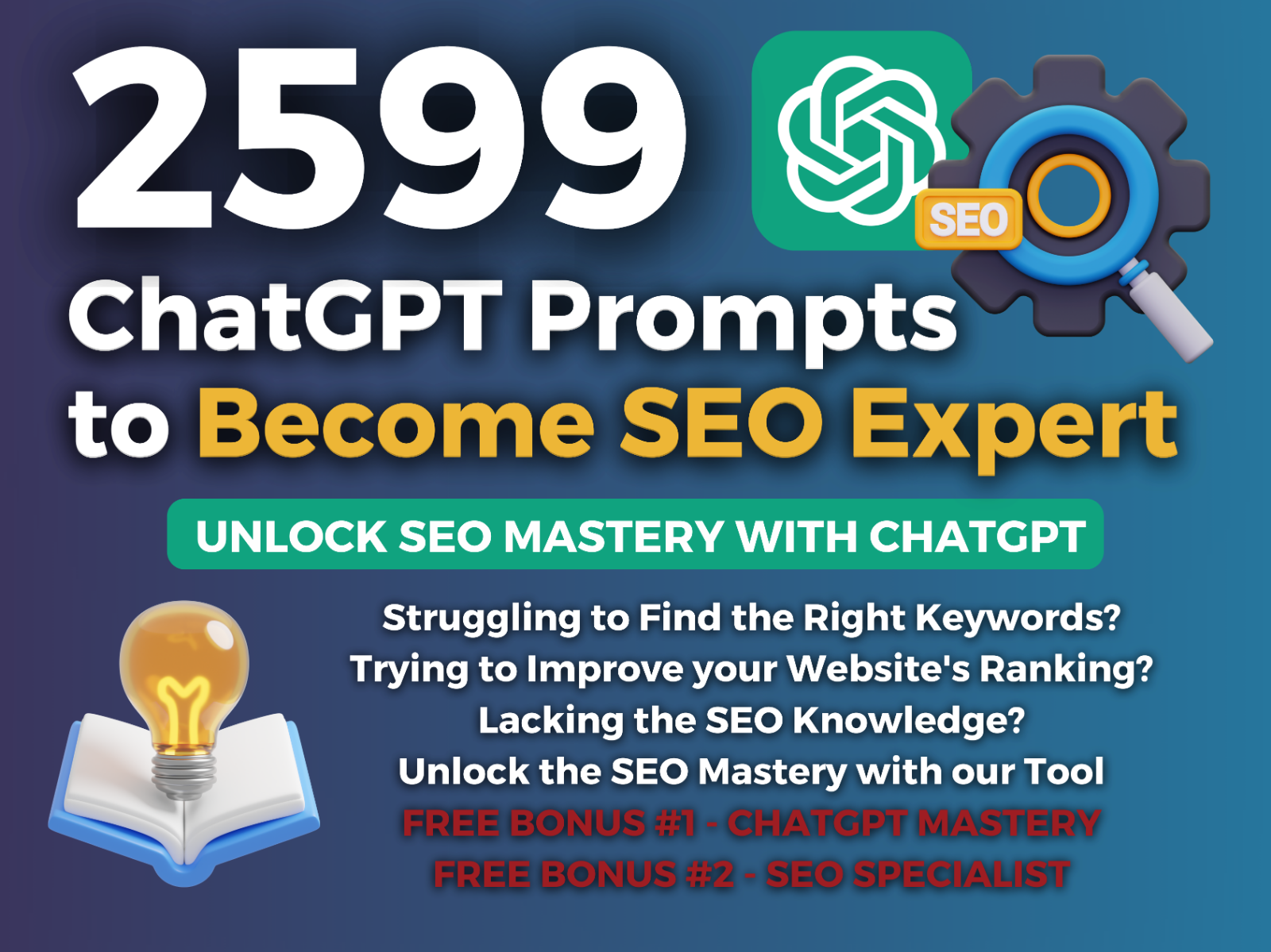 ChatGPT Prompts for SEO - Boost Your Website's Ranking with Keyword Strategies
