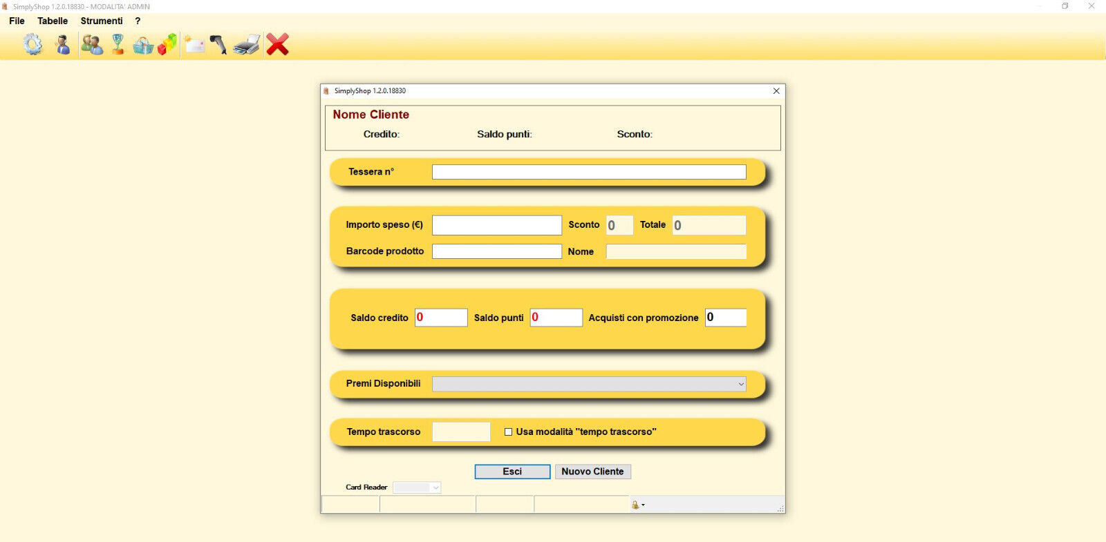 Software Fidelizzazione Clienti SimplyShop