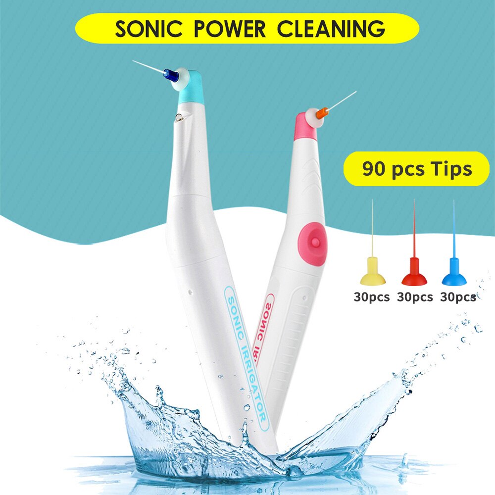 90 adet İpuçları diş sonic irrigator diş hekimliği endo dosya sonic aktivatör kök kanal endo temizleme diş enstrüman için