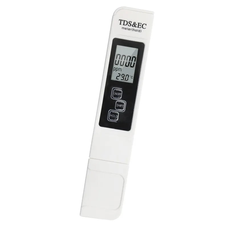 Algılama kalem taşınabilir LCD ekran Mineral iletkenlik termometre üç bir su kalitesi analiz aracı kalem Tester 1 adet