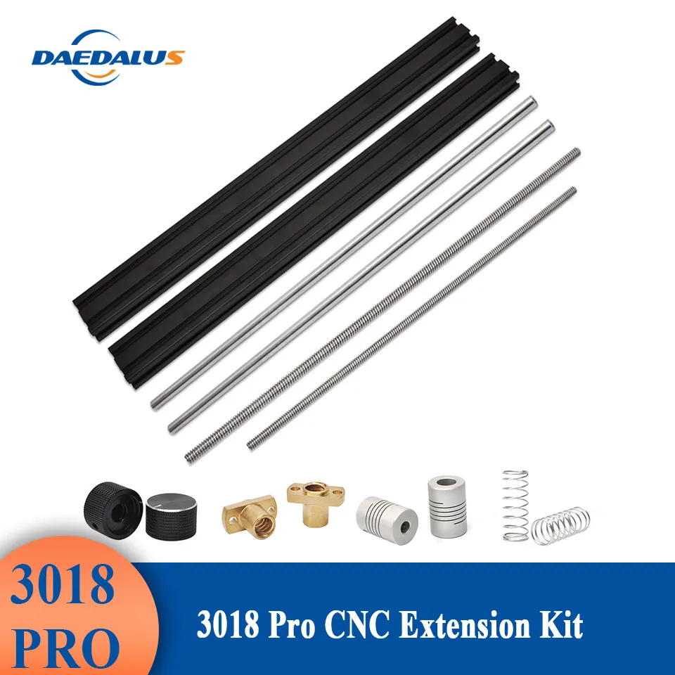 Daeddiy DIY CNC 3018 Pro uzatma yükseltme kiti 3018 ila 3040 3018 Pro gravür freze makinesi ile uyumlu