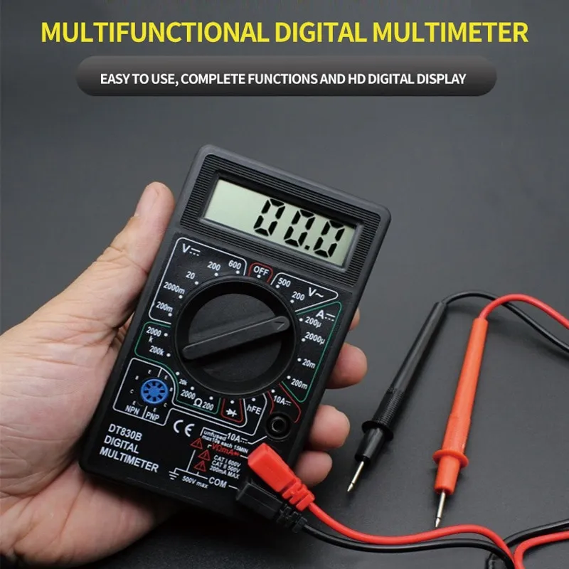 Dt830b dijital çok metre Mini evrensel el çok metre elektrik enstrüman