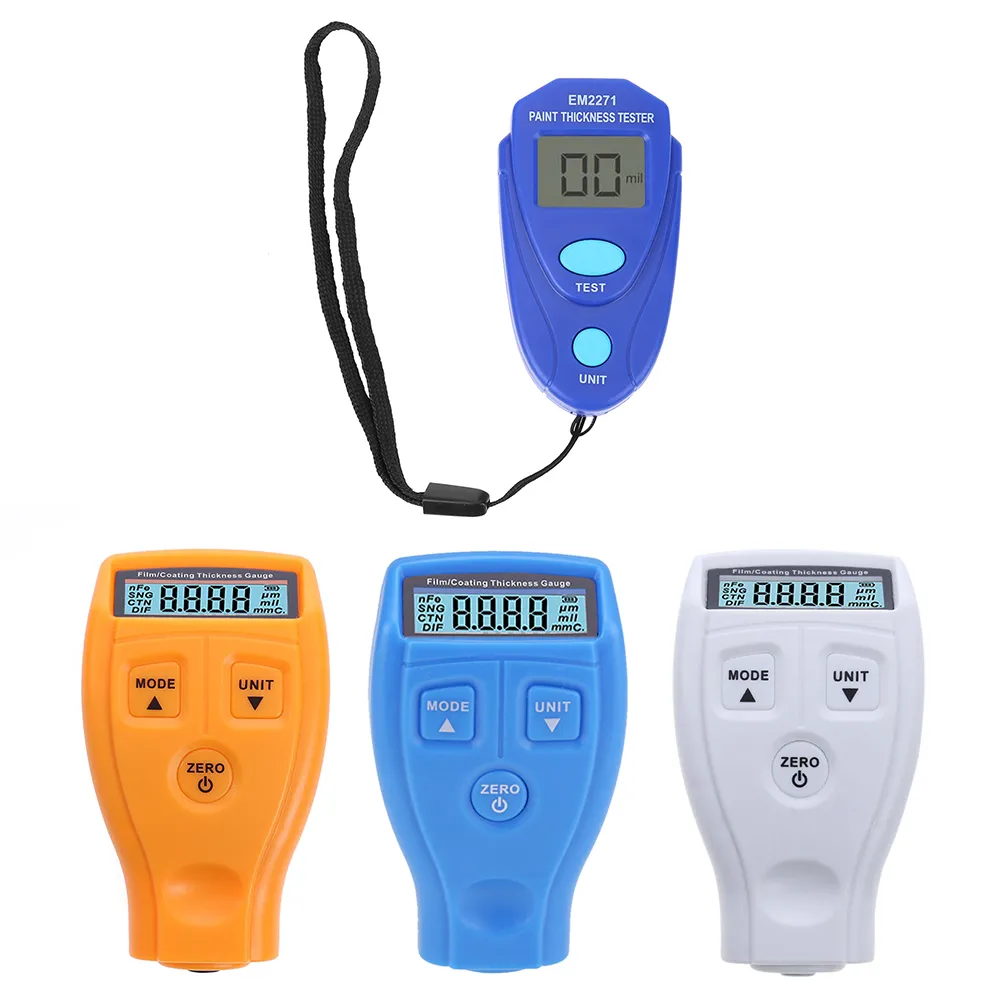 GM200/EM2271 kaplama kalınlık ölçer boya filmi kalın ölçme aracı aksesuarları pratik Metal cila Tester