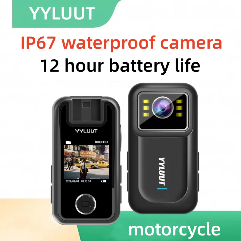 Motosiklet 30FPS Anti-shake eylem kamera 150 ° geniş açı su geçirmez spor kamera taşınabilir sürücü kaydedici kask seyahat kaydedici