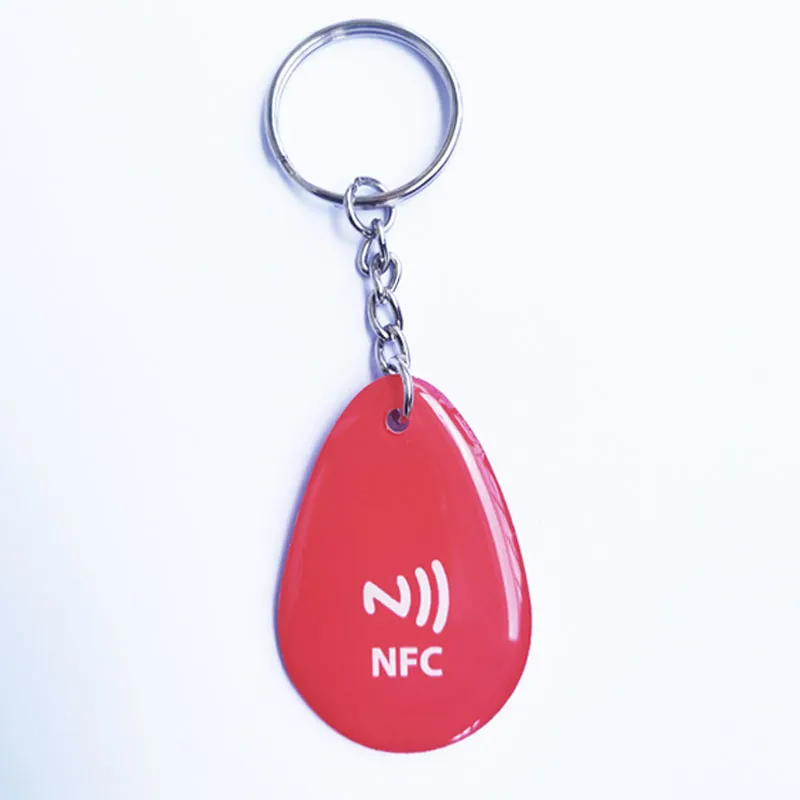 NFC NTAG216 epoksi anahtarlık kartı NFC etiketi NFC elektronik etiketler