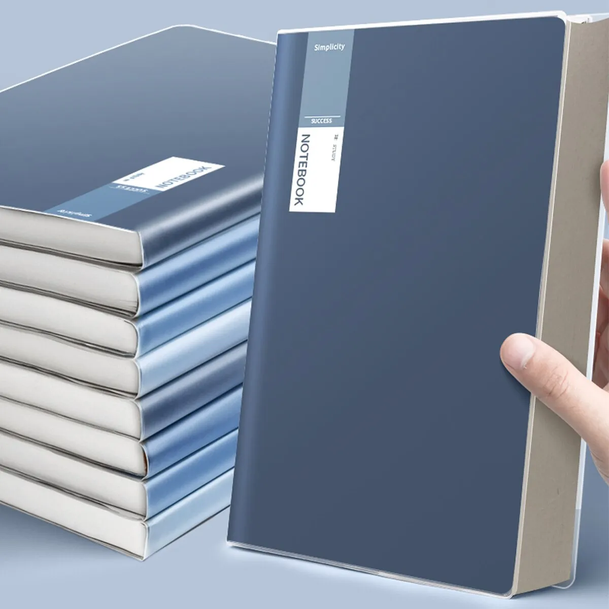 Ofis okul kırtasiye hediyeler için 1 adet B5 mavi kağıt defter