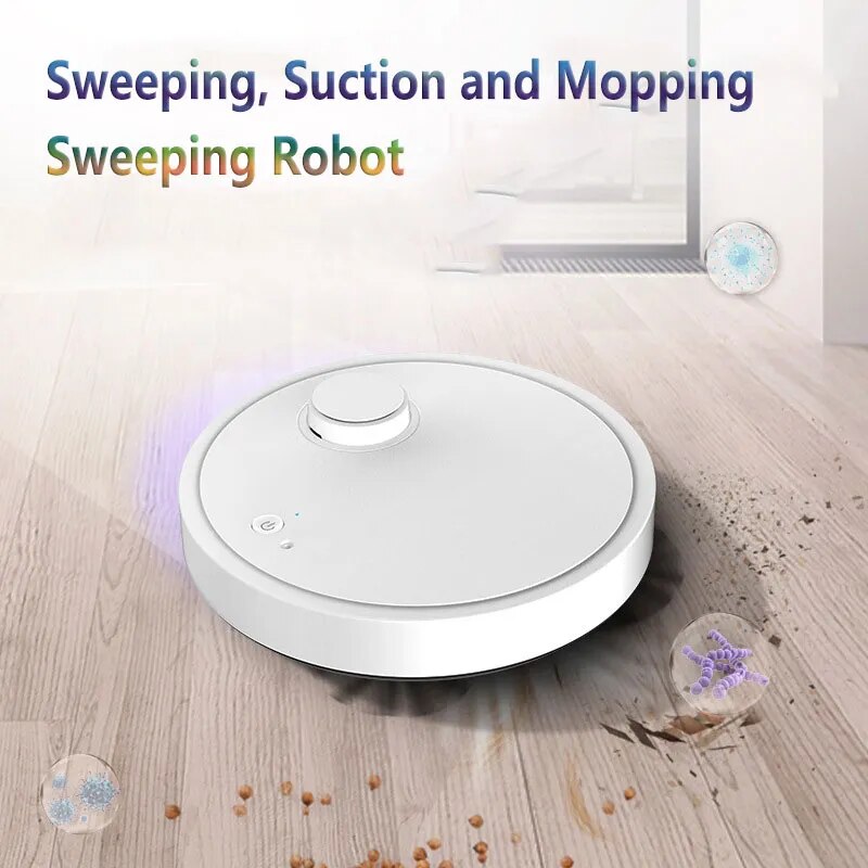 Otomatik robotlu süpürge 3-in-1 akıllı kablosuz süpürme ıslak ve kuru ultra-ince temizleme makinesi anlamak akıllı ev