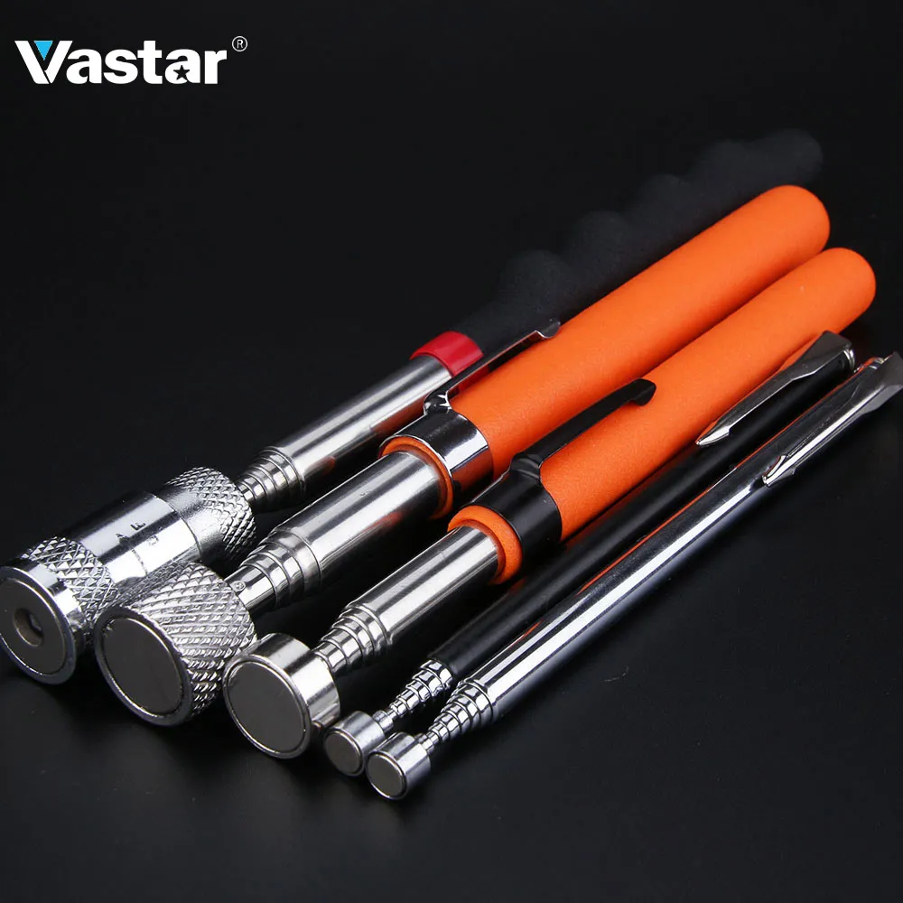 Vastar teleskopik ayarlanabilir manyetik Pick-Up araçları kavrama uzatılabilir uzun ulaşmak kalem toplama fındık için kullanışlı aracı