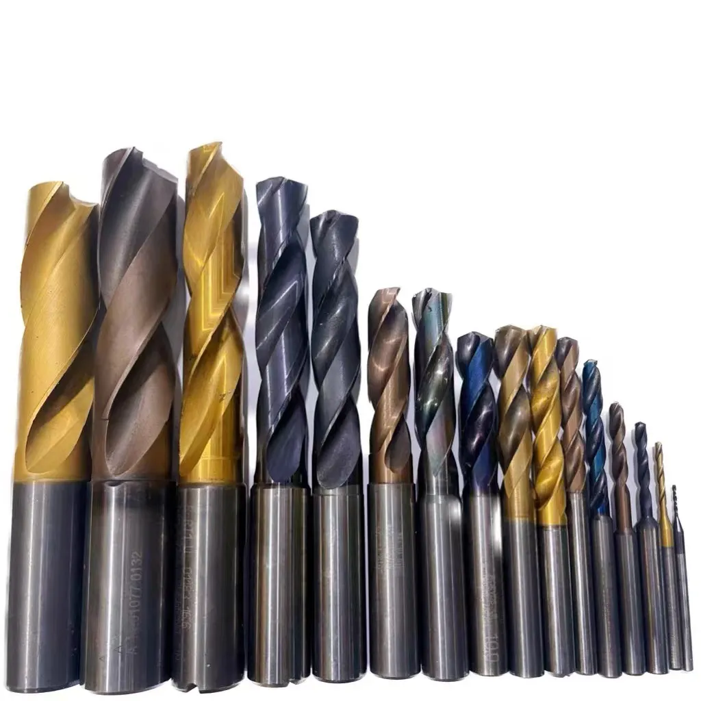 Ünlü marka 90% yeni kullanılan karbür matkap ucu Sandvik GUHRING KENNAMETAL almanya japonya masif karbür matkap bit büküm matkap ucu