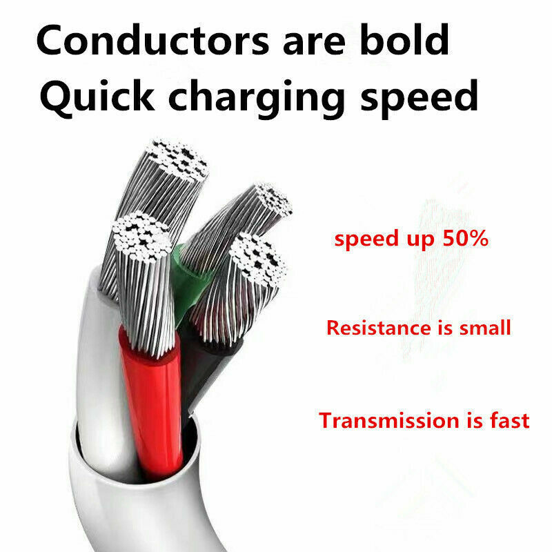 LOT USB C Type C Fast Data Charging Cable For Samsung LG Phones Tablets Android - Görsel 5