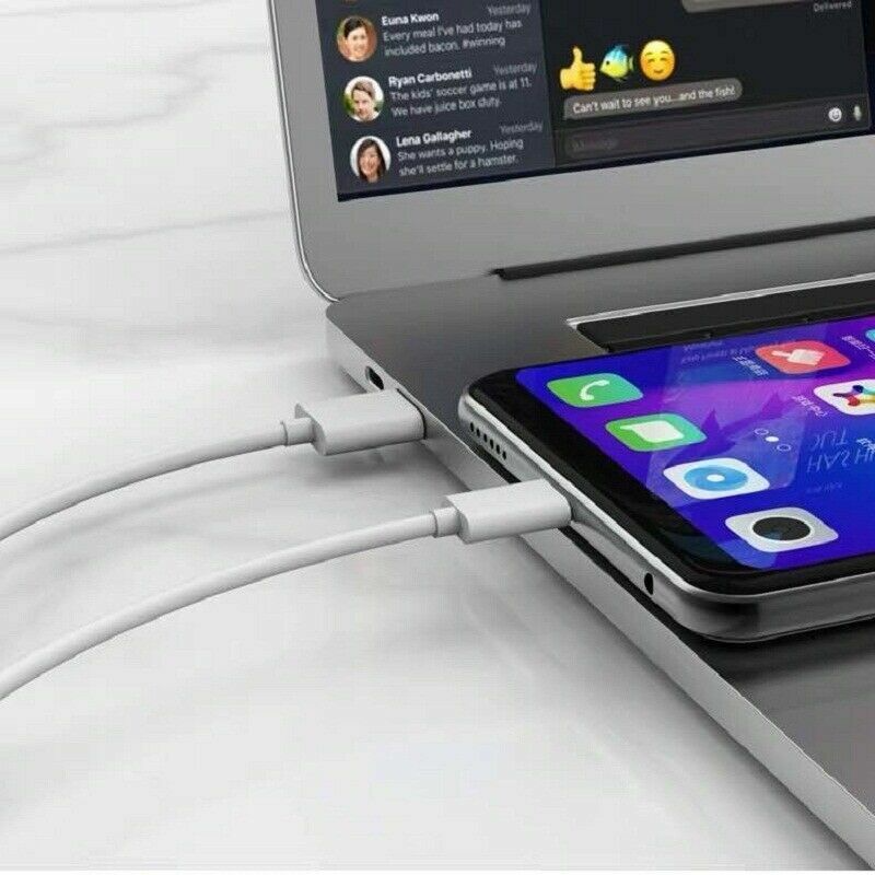 LOT USB C Type C Fast Data Charging Cable For Samsung LG Phones Tablets Android - Görsel 8