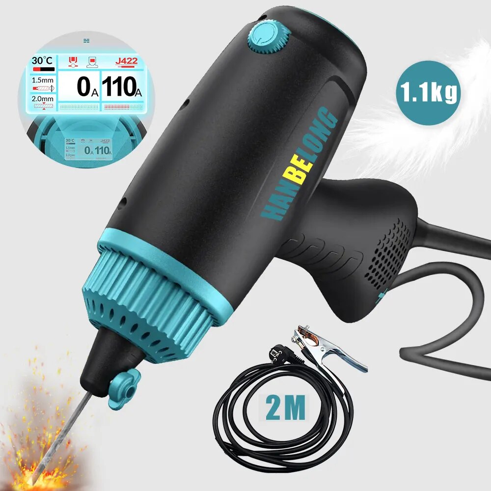 110V/220V taşınabilir Arc kaynak makinesi ev Mini elektrikli kaynak makinesi otomatik dijital akıllı kaynak makinesi