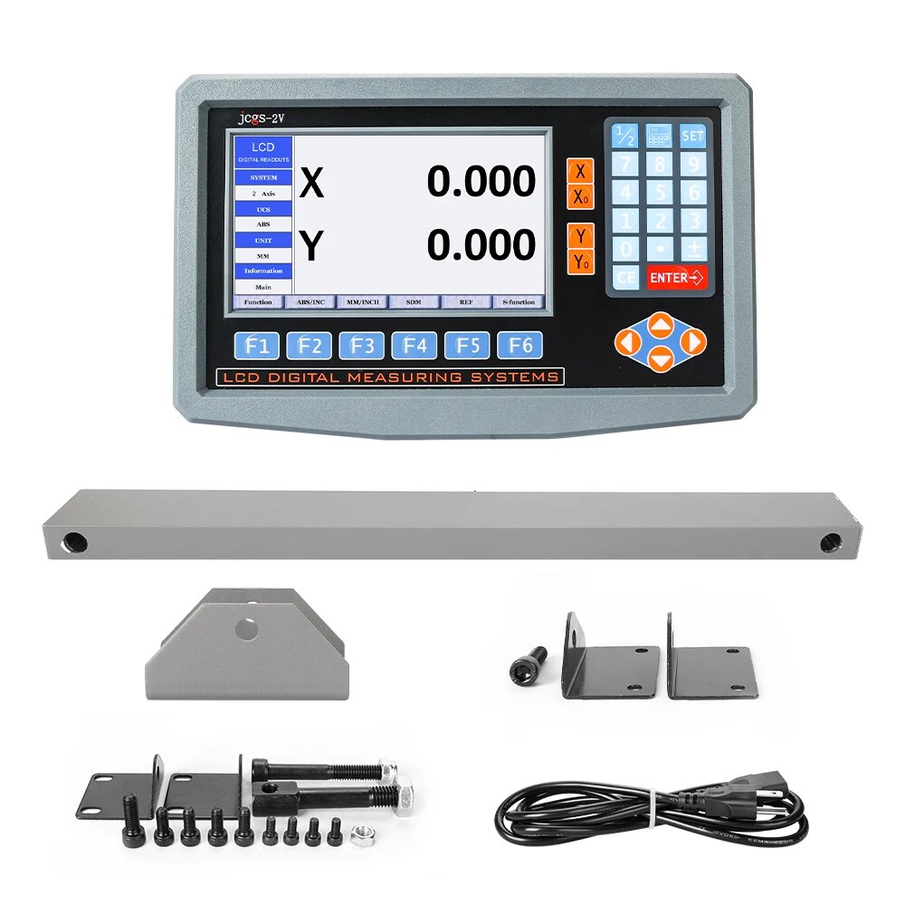 2/3 eksenli çok dilli geniş ekran dijital Lcd kullanılan Cnc torna, freze makinesi ve lineer ölçekli kodlayıcı için taşlama makinesi