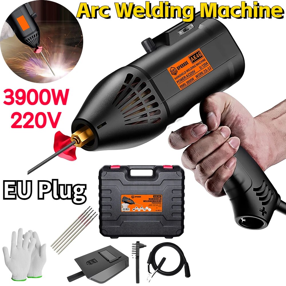 220V 3900W Arc kaynak makinesi DIY akıllı kaynakçı elektrikli kaynak makinesi otomatik dijital ayarlanabilir kaynak ekipmanları ab