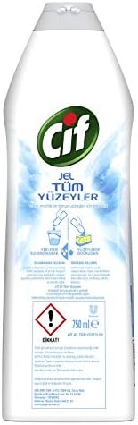 Cif Jel Okyanus Ferahlığı Tüm Yüzeyler için Yüzey Temizleyicisi 750 ML .tr Sağlık ve Bakım