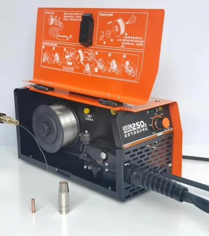 Ab RU teslimat KAYNAK MAKINESİ karbon dioksit gaz korumalı KAYNAK MAKINESİ entegre makine küçük iki 220V ev gaz-ücretsiz