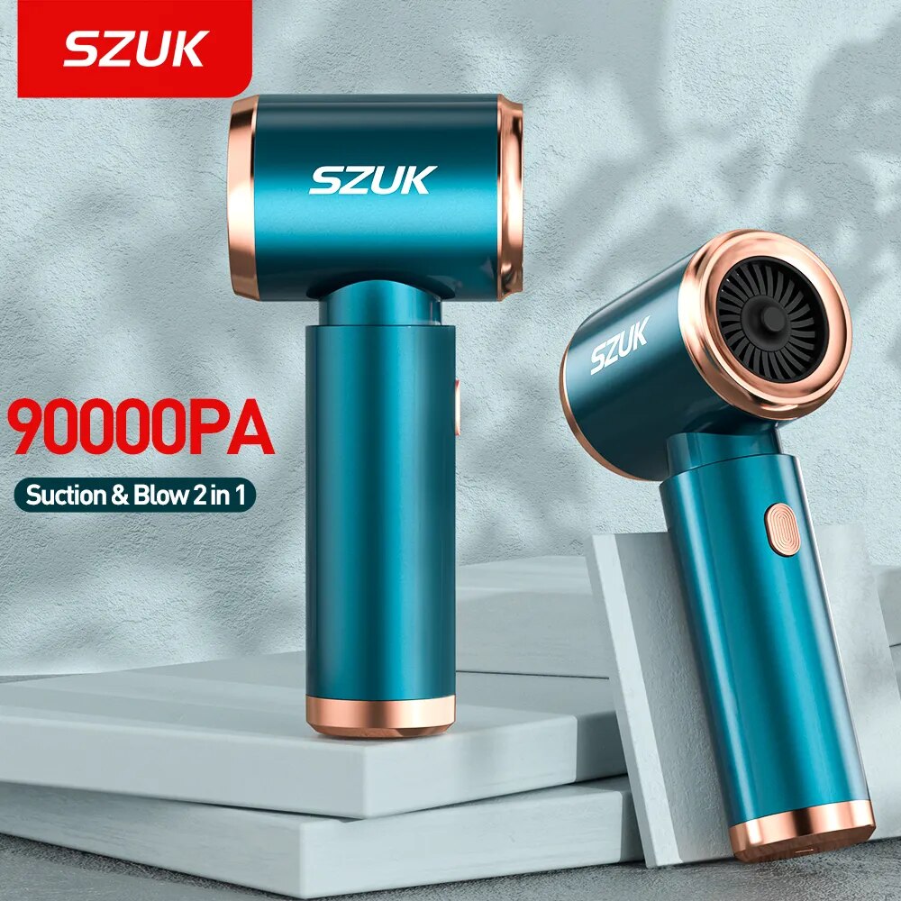 Araba elektrikli süpürge 90000PA güçlü kablosuz taşınabilir temizleme makinesi araba ev ve klavye için el Mini elektrikli süpürge