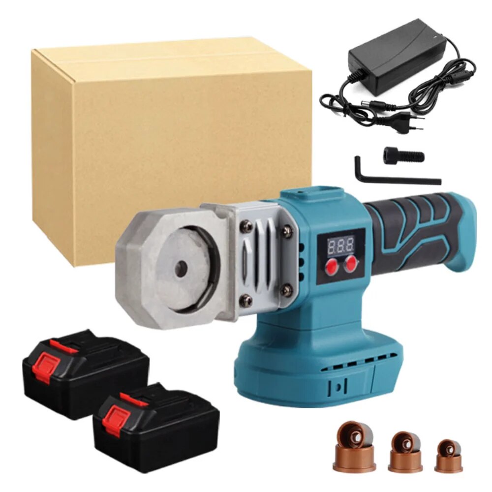 Boru KAYNAK MAKINESİ 1400W 20-32mm boru lehimleme plastik kaynak PP/PPR/PB/PE tüp isıtma sıcak eriyik aracı Makita 18v pil için